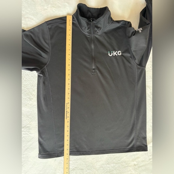 The North Face Men's Jacket Pullover Black Quarter Zip Up Long Sleeve Size XL - Picture 4 of 8
